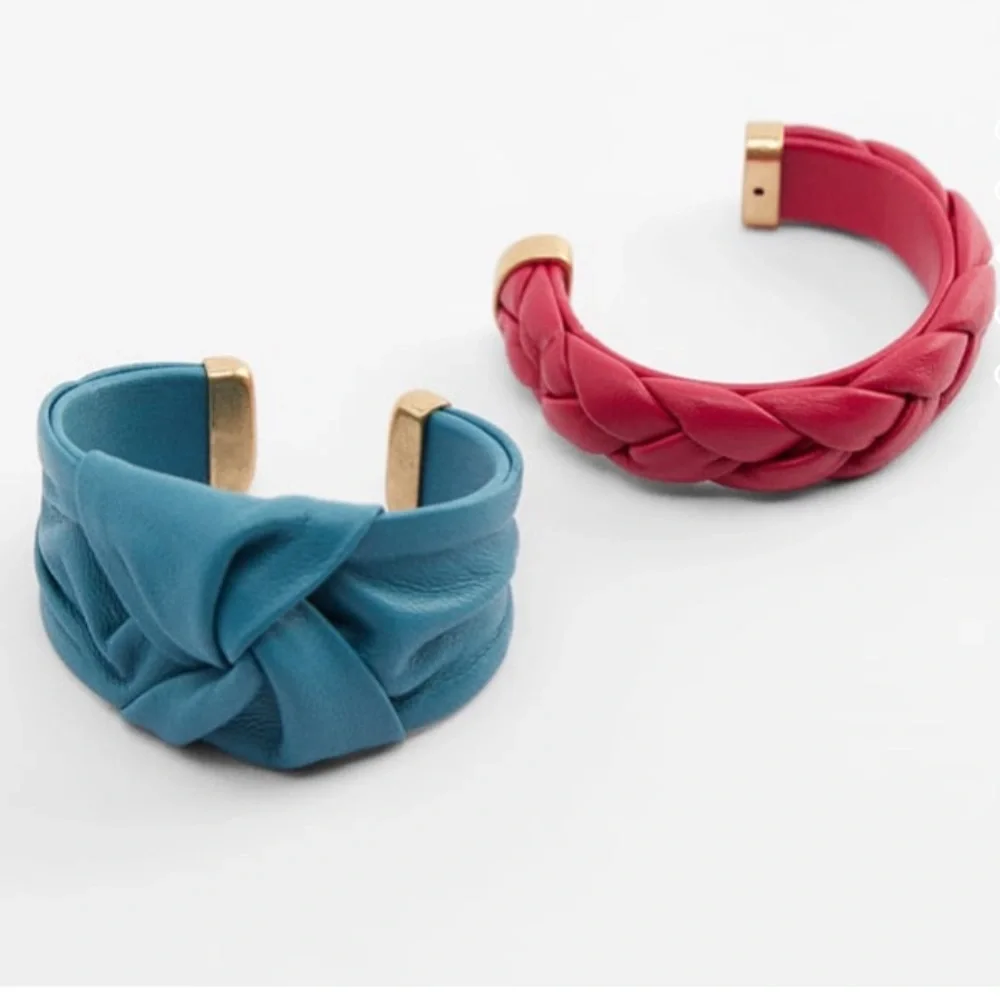 ZARA Leather Bracelets BNWT - Picture 5 of 5